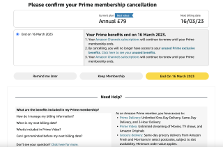 Cancel amazon bet discount subscription